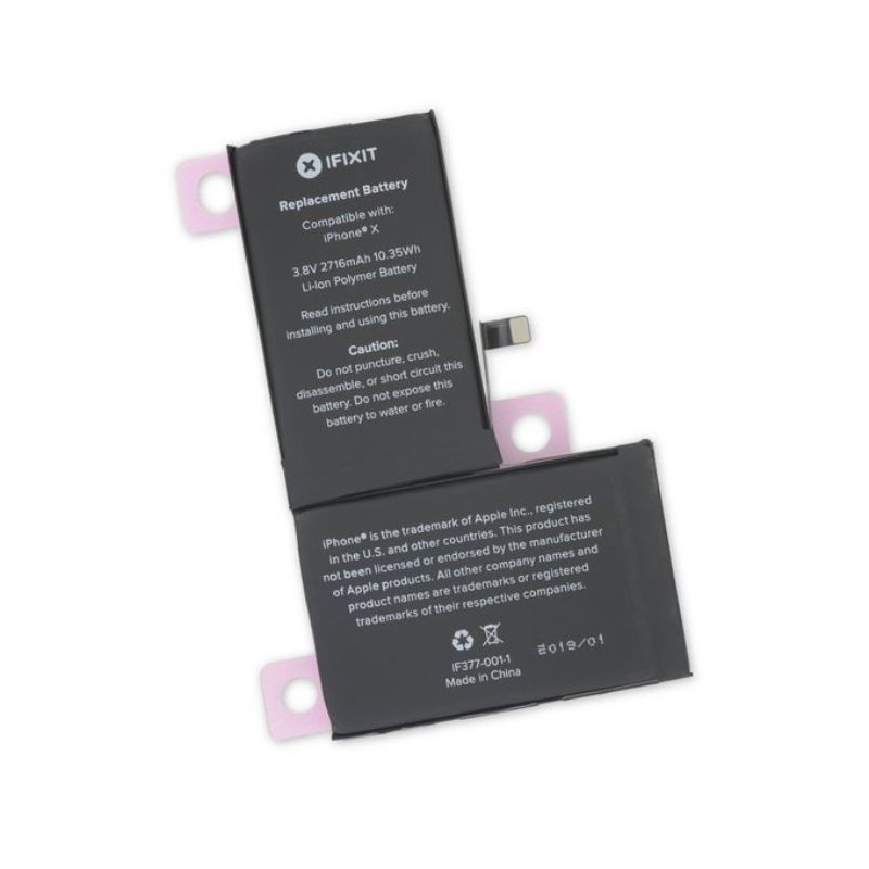 Akumuliatorius ORG skirtas iPhone X 2716mAh su lipduku