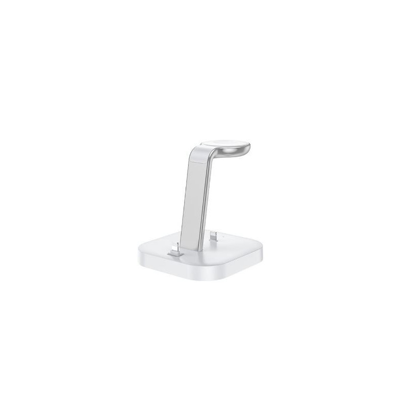 Belaidis įkroviklis HOCO (CW43) 3in 1 (15W MagSafe Compatible) baltas