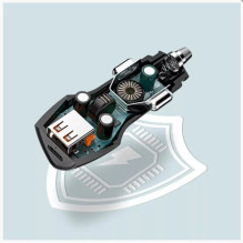 Veger CC50 Rigorous PD38W (1A1C) automobilinis įkroviklis, juodas