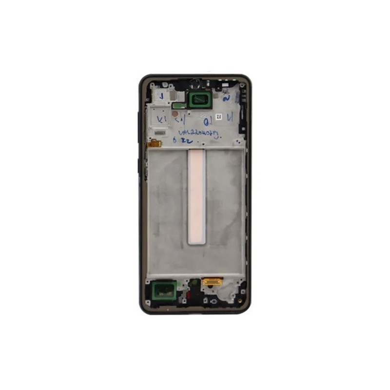 LCD screen Samsung A336 A33 5G 2022 with touch screen and frame Black OLED (real size)