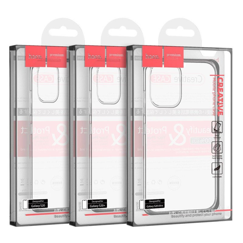 Case HOCO Light Series TPU Samsung G988 S20 Ultra transparent