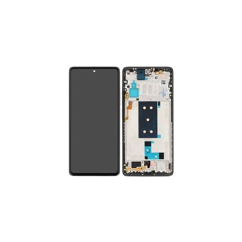 LCD screen Xiaomi 11T Pro 5G with touch screen with frame Meteorite Grey original (service pack)