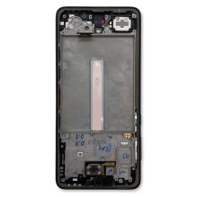 LCD screen Samsung A336 A33 5G 2022 with touch screen and frame Black original (service pack)