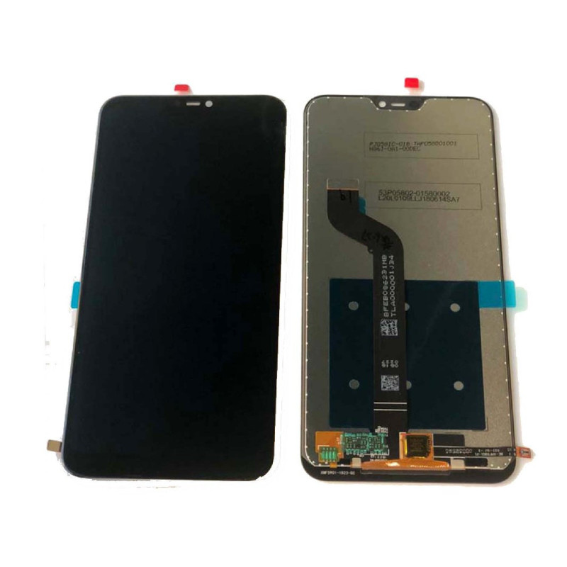 Ekranas Xiaomi Mi A2 Lite / Redmi 6 Pro su lietimui jautriu stikliuku Black HQ
