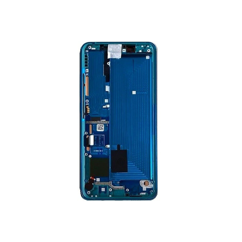 LCD screen Xiaomi Mi Note 10 / Mi Note 10 Pro / Mi Note 10 Lite with touch screen with frame Green original (service pac