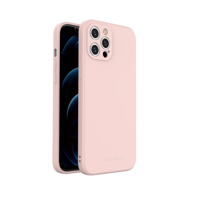 Case Wozinsky Color Case Silicone for iPhone 11 Pro pink