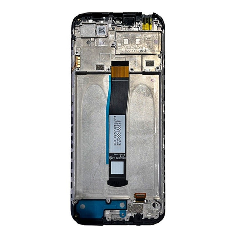 Ekranas Xiaomi Redmi 10C 2022 / Poco C40 su lietimui jautriu stikliuku ir rėmeliu Black originalus (service pack)