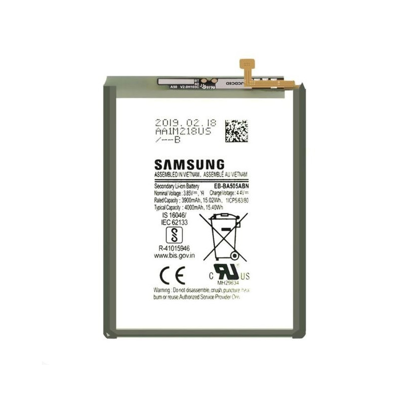 Battery original Samsung A205 / A305 / A307 / A505 / A507 A20 / A30 / A30s / A50 / A50s 4000mAh EB-BA505ABU (service pac