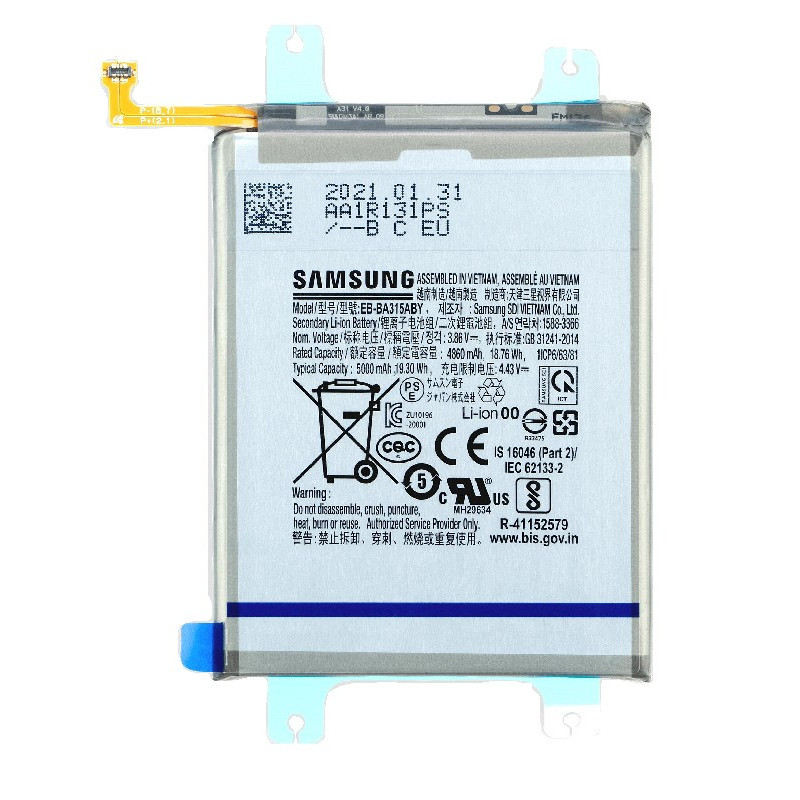 Battery original Samsung A225 / A315 / A325 A22 / A31 / A32 4860mAh EB-BA315ABY (service pack)