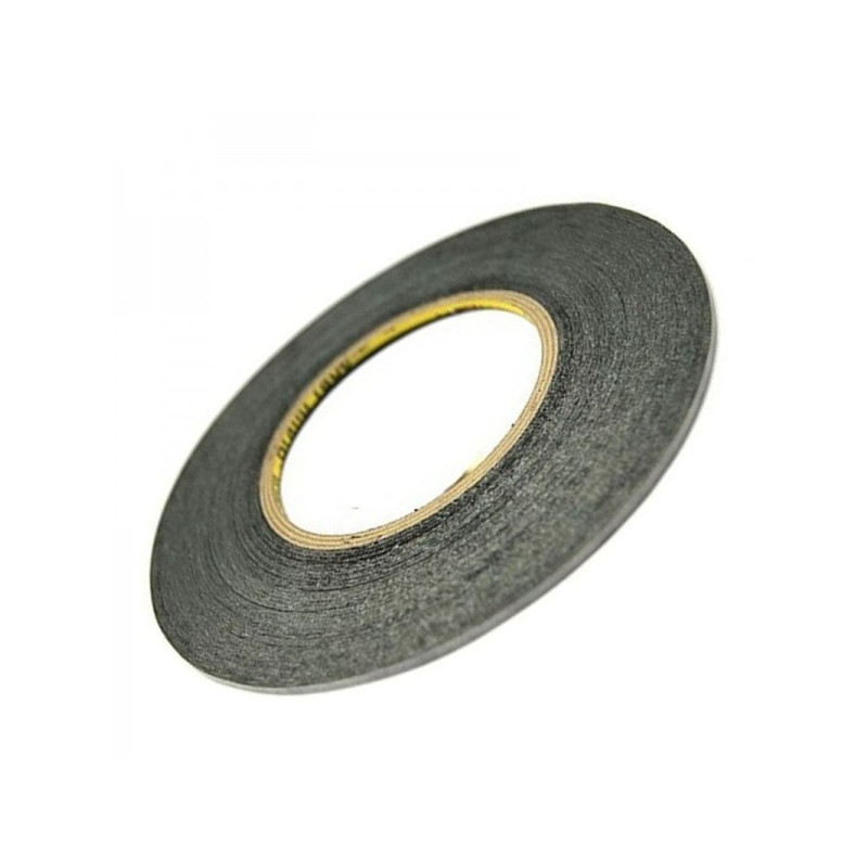 Double side adhesive tape for touchscreens 2mm black