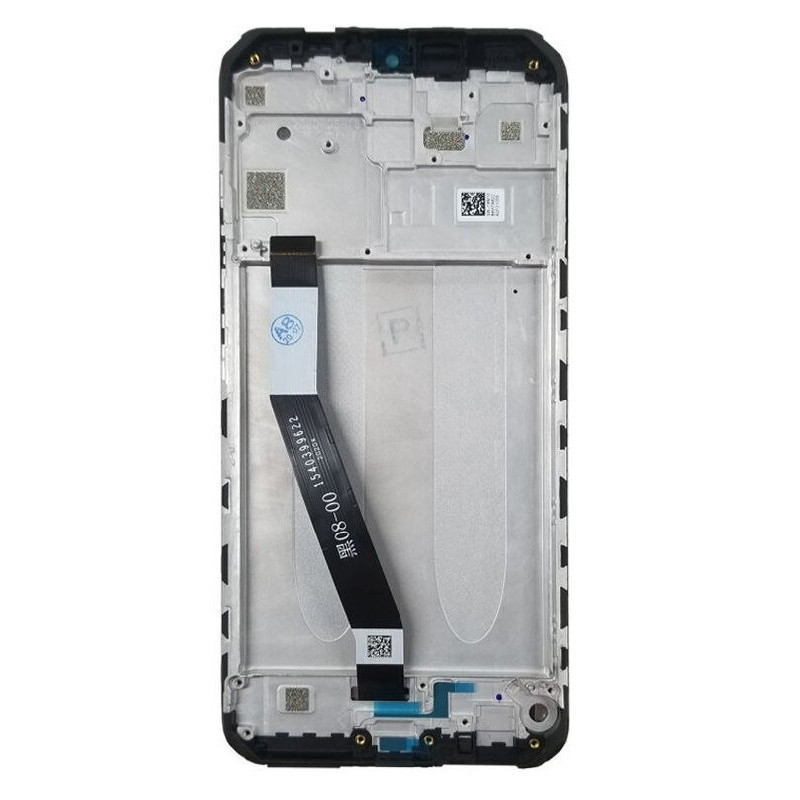 LCD screen Xiaomi Redmi 9 with touch screen with frame Black original (service pack)
