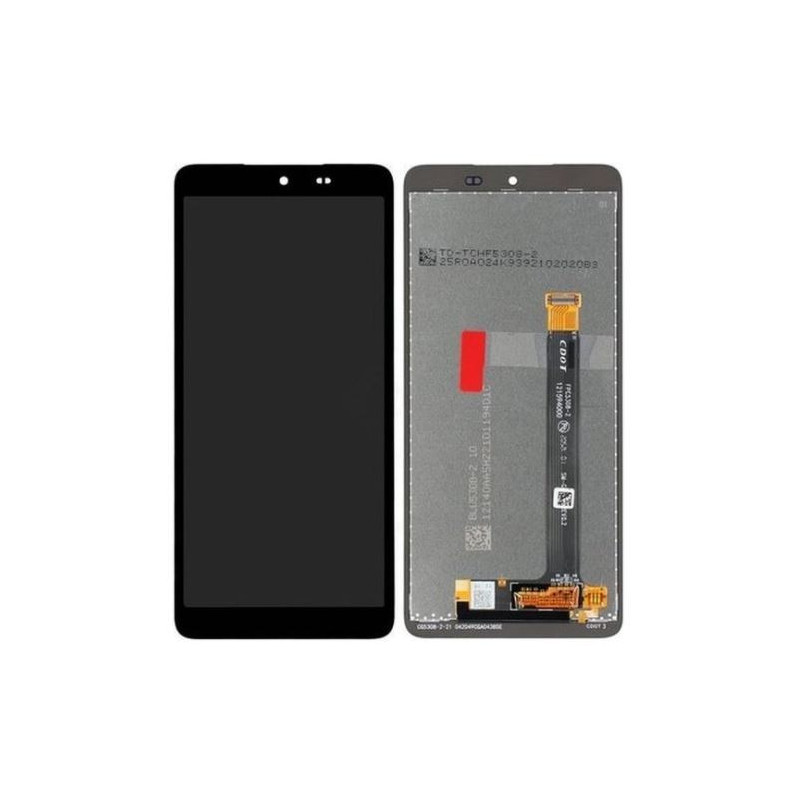 Ekranas Samsung G525F Xcover 5 su lietimui jautriu stikliuku Black originalus (service pack)