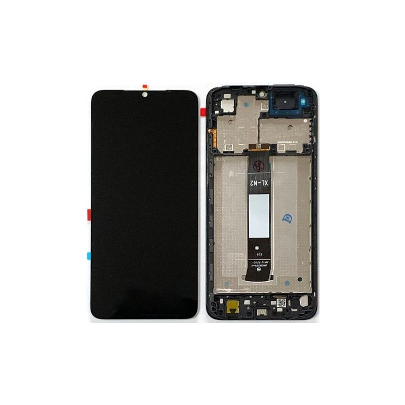 LCD screen Xiaomi Redmi A1 / A1+ / A2 / A2+ with touch screen with frame Black original (service pack)