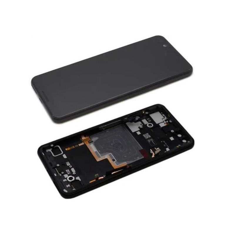 LCD screen Google Pixel 3 with touch screen and frame Black original (used Grade B)
