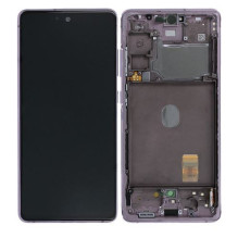 LCD screen Samsung G780 / G781 S20 FE with touch screen and frame Cloud Lavender original (service pack)