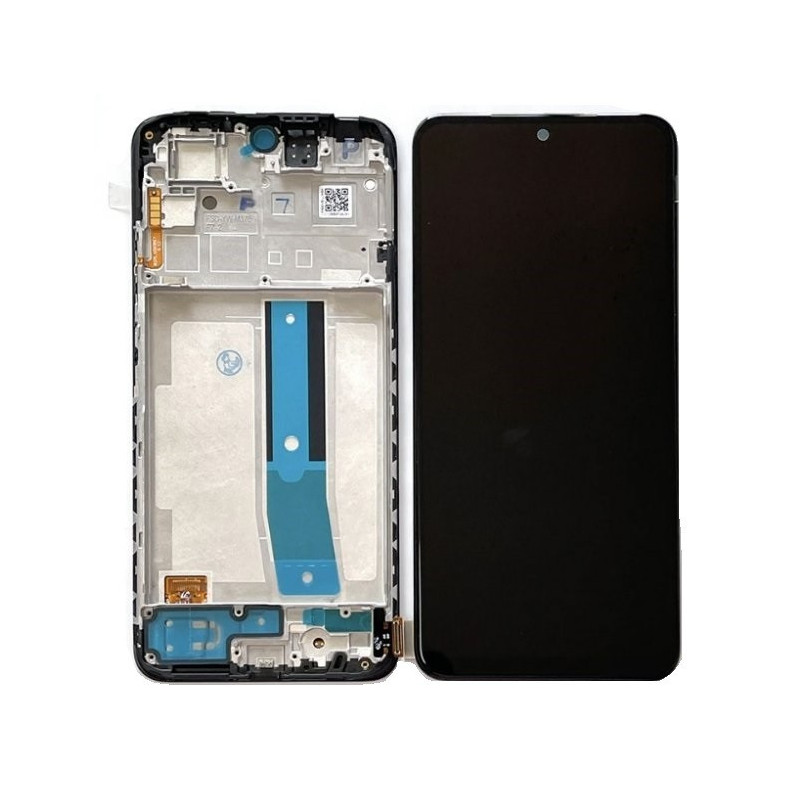 Ekranas Xiaomi Redmi Note 11 su lietimui jautriu stikliuku ir rėmeliu Graphite Grey OLED