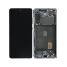 LCD screen Samsung G780 / G781 S20 FE with touch screen and frame Cloud White original (service pack)