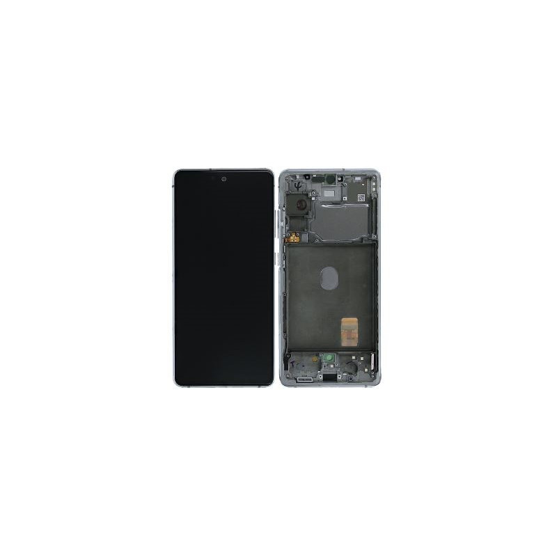 LCD screen Samsung G780 / G781 S20 FE with touch screen and frame Cloud White original (service pack)