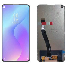 Ekranas Xiaomi Redmi Note 9 su lietimui jautriu stikliuku Black ORG