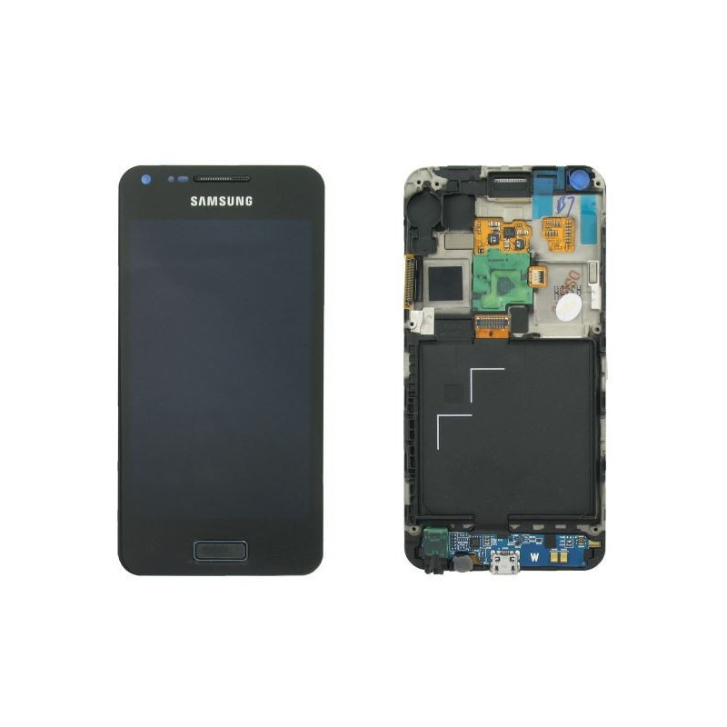 LCD screen Samsung i9070 Galaxy S Advance with touch screen and frame black original (service pack)