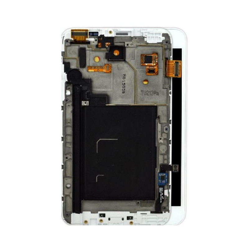 LCD screen Samsung N7000 with touch screen and frame white original (used Grade B)