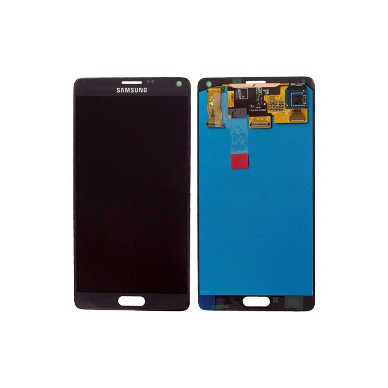 LCD screen Samsung N910 Note 4 with touch screen Black original (service pack)