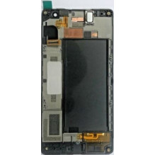 LCD screen Microsoft (Nokia) Lumia 735 with touch screen and frame black original (used grade B)