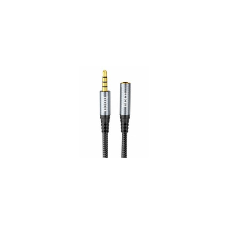 Audio prailgintuvas HOCO UPA20 3,5mm į 3,5mm (p-m) juodas