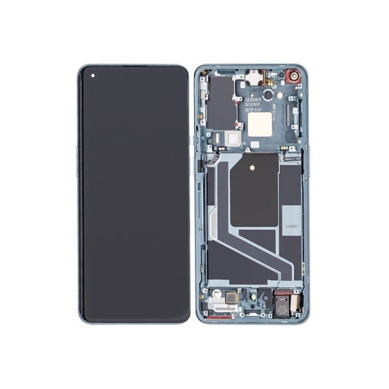 LCD screen OnePlus 9 Pro with touch screen and frame Forest Green original (used Grade A)