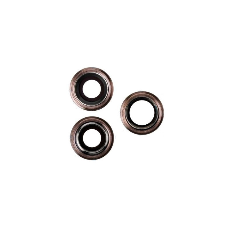 iPhone 11 Pro / 11 Pro Max lens for camera with frame Gold (3pcs) ORG