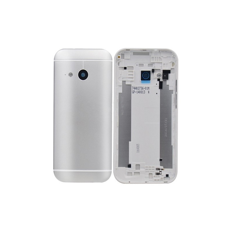 Galinis dangtelis HTC One Mini 2 (M8 mini) Silver originalus (used Grade A)