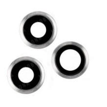iPhone 11 Pro / 11 Pro Max lens for camera with frame Silver (3pcs) ORG