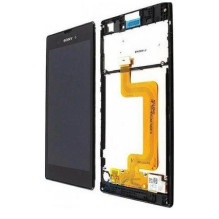 LCD screen Sony D5103 Xperia T3 with touch screen and frame black original (service pack)