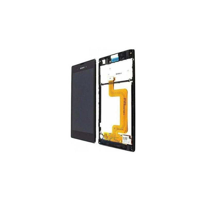 LCD screen Sony D5103 Xperia T3 with touch screen and frame black original (service pack)
