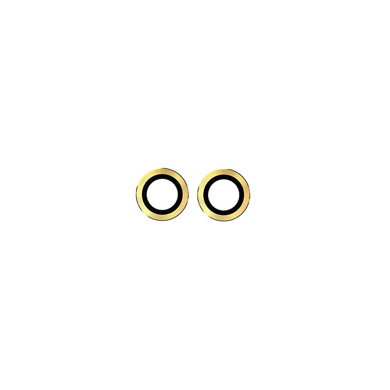 iPhone 14 / 14 Plus lens for camera with frame Yellow (2pcs) ORG