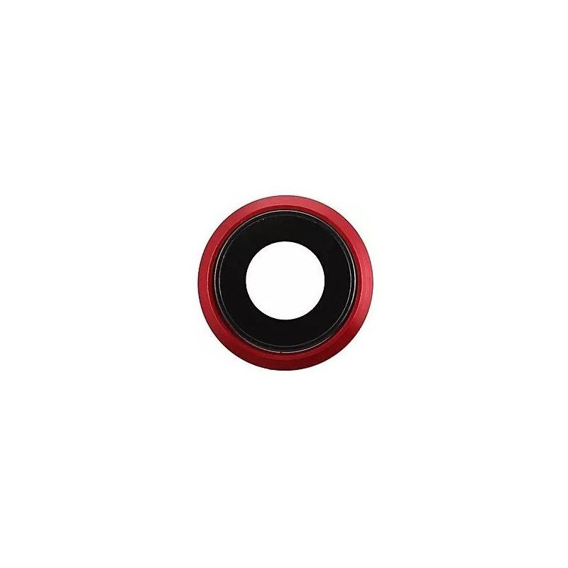 iPhone 8 / SE 2020 / SE 2022 lens for camera with frame red ORG
