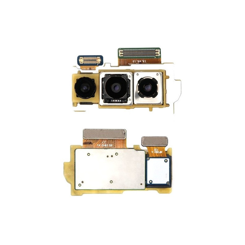 Kamera Samsung G973 S10 / G975 S10+ galinė 3vnt ORG