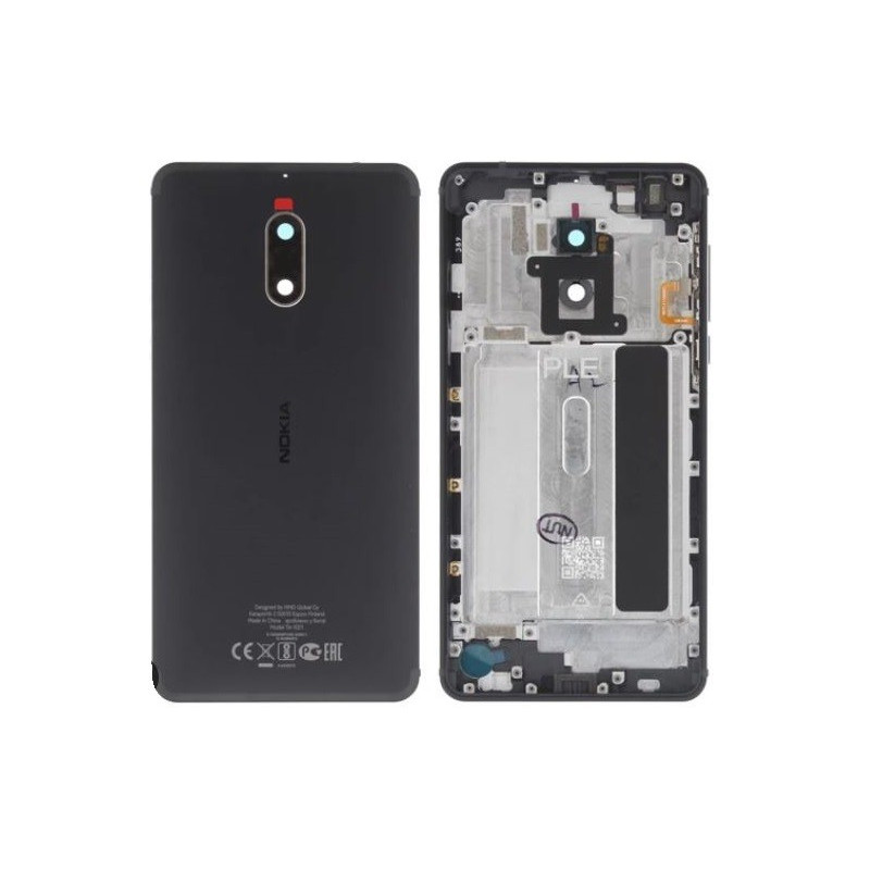 Galinis dangtelis Nokia 6 Black originalus (used Grade B)