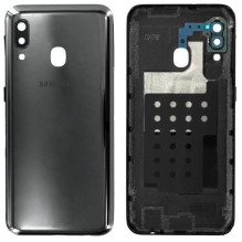 Back cover for Samsung A202 A20e 2019 Black original (used Grade A)