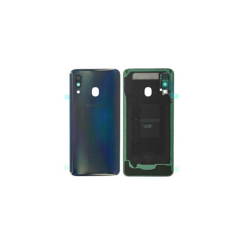 Galinis dangtelis Samsung A405 A40 2019 Black originalus (used Grade B)