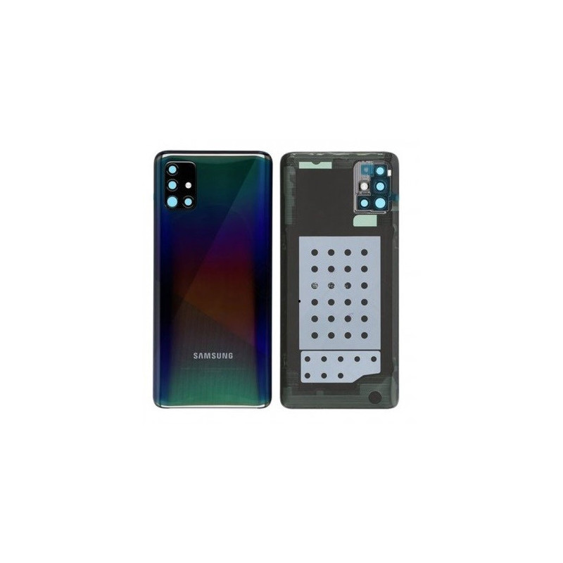 Galinis dangtelis Samsung A515 A51 2020 Prism Crush Black originalus (used Grade C)