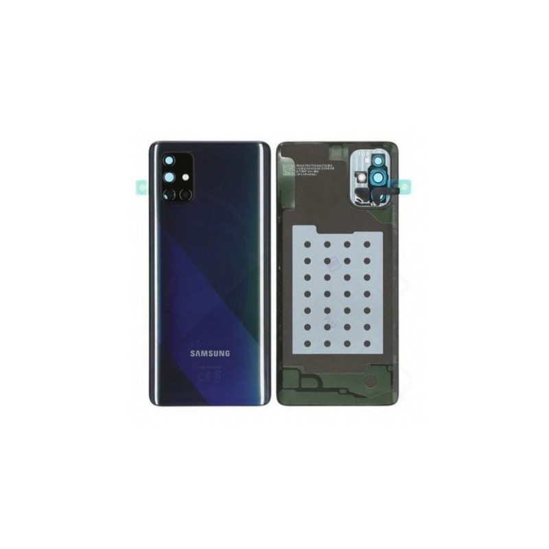 Galinis dangtelis Samsung A715 A71 2020 Prism Crush Black originalus (used Grade B)
