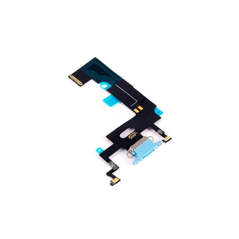 Flex for iPhone XR for charging connector with microphone Blue ORG