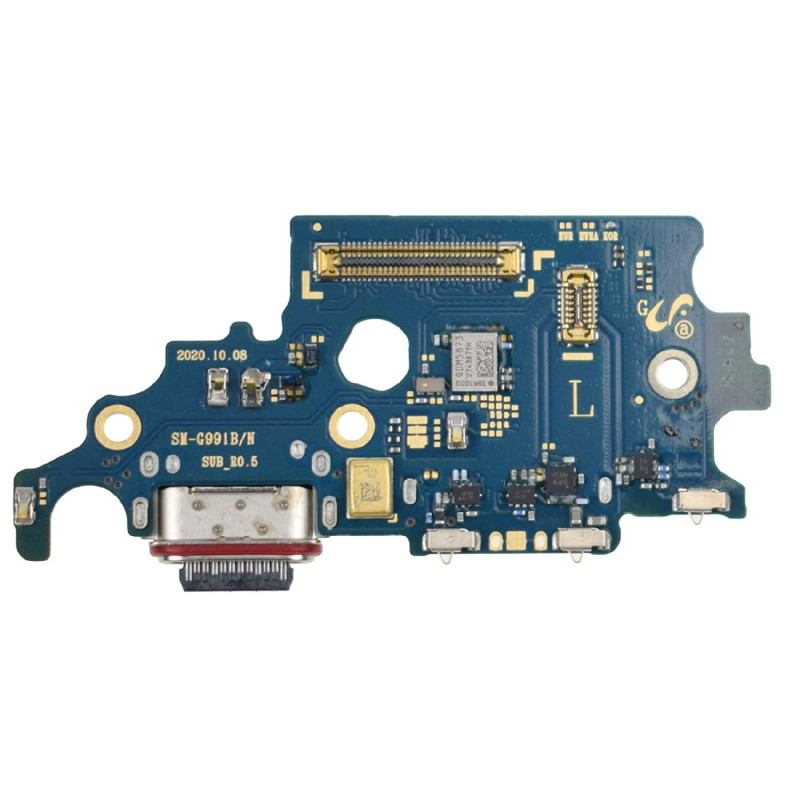 Flex Samsung G991 S21 for plugin, microphone, SIM reader original (service pack)
