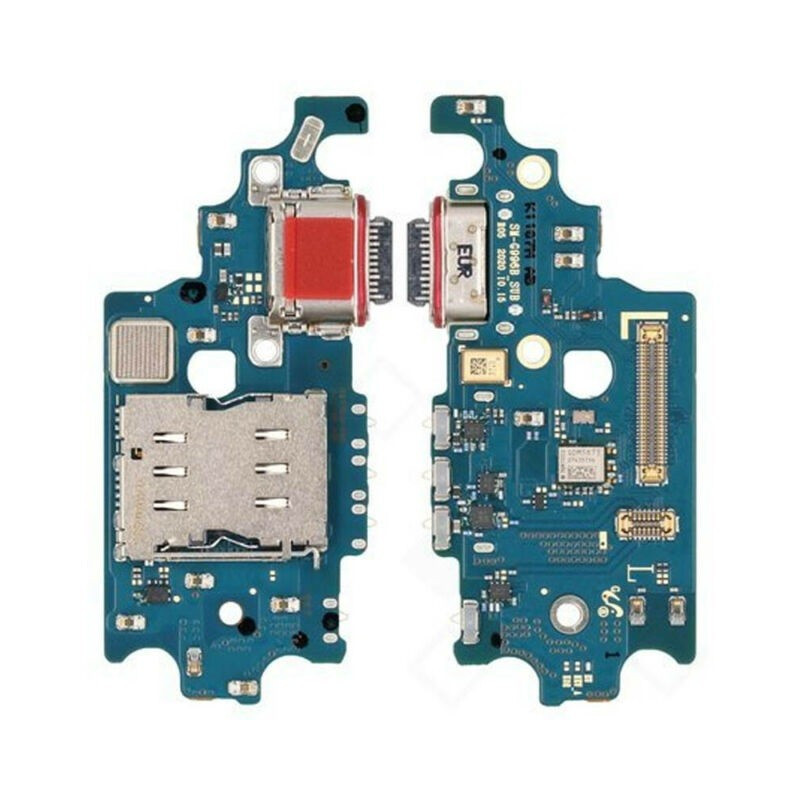 Flex Samsung G996 S21 Plus for plugin, microphone, SIM reader original (service pack)
