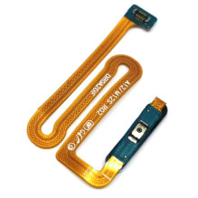 Lanksčioji jungtis Samsung A125 A12 / A127 A12S on / off + Fingerprint mygtuku Blue originali (service pack)