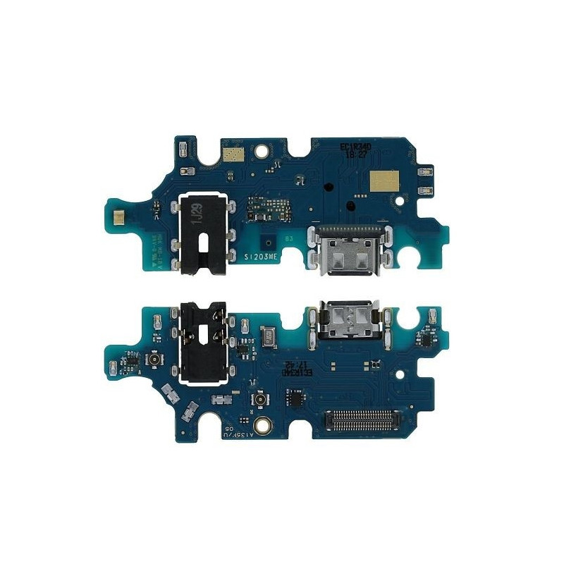 Lanksčioji jungtis Samsung A137 A13 (2022) su įkrovimo kontaktu, mikrofonu, ausinių lizdu originali (service pack)