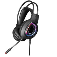 Laisvų rankų įranga VARR GAMING VH8010 su mikrofonu (USB 7.1 FOR PC AND PS5) juoda