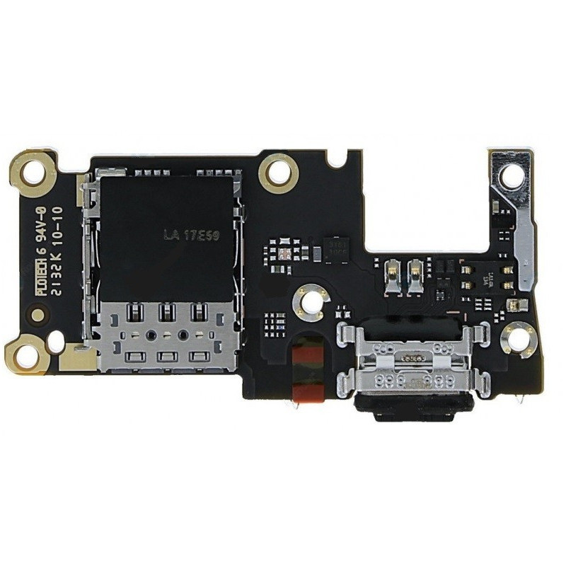 Flex Xiaomi 11T Pro with charging connector and microphone, SIM card contact original (service pack)