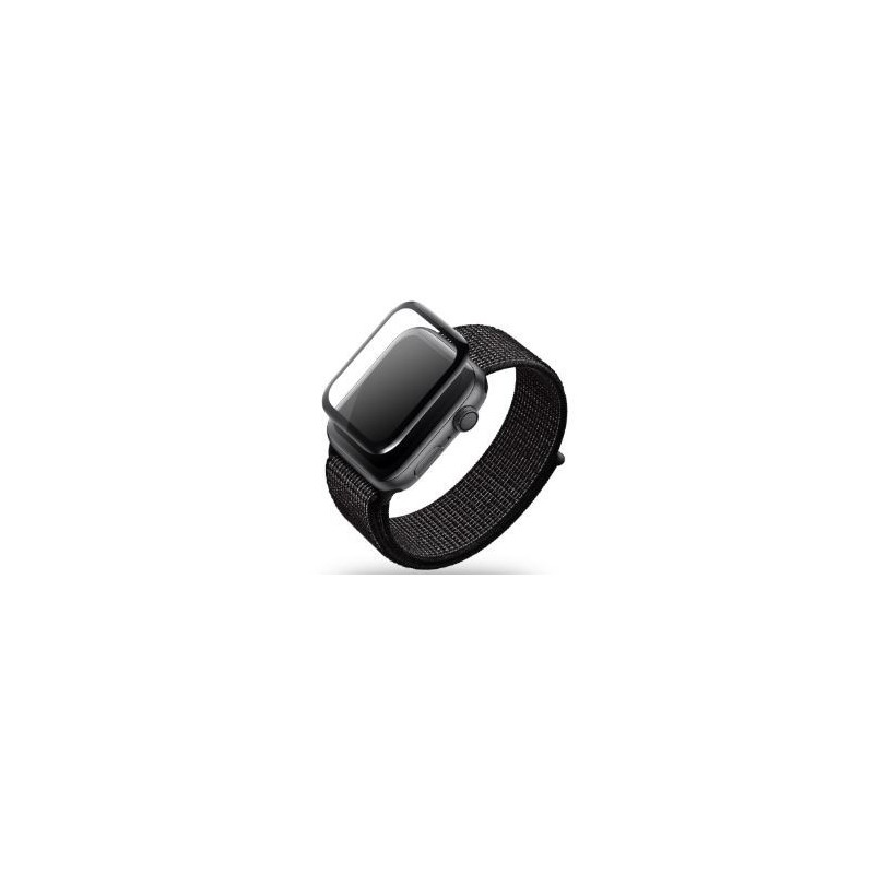 LCD apsauginis stikliukas "5D Full Glue" Apple Watch 1 / 2 / 3 38mm be įpakavimo